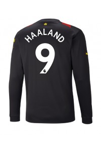 Manchester City Erling Haaland #9 Fotballdrakt Borte Klær 2022-23 Lange ermer